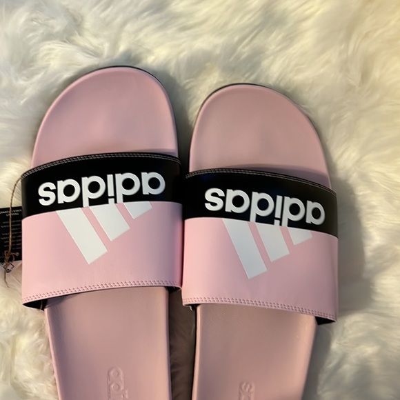 NEW in box Adidas Slides Comfort Pink Men Size 18 US - Picture 4 of 7